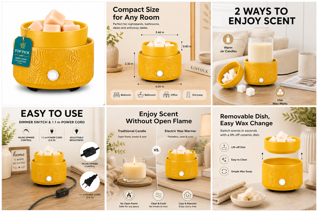 Golden Sun Glow Wax Warmer