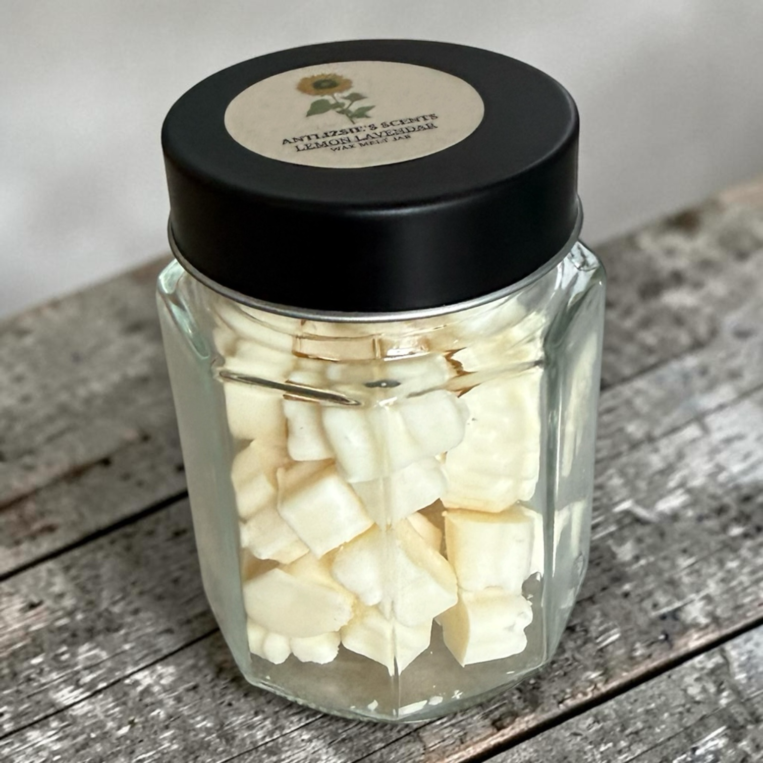 Sunflower Bloom Wax Melt Jar